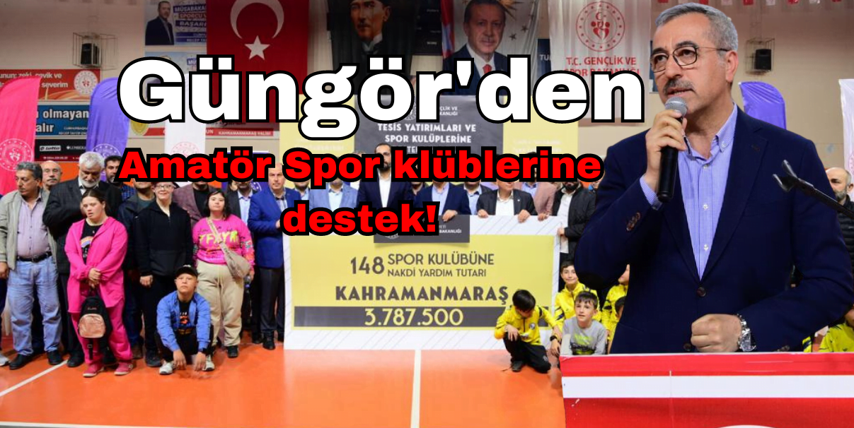 Gençlik ve Spor Bakanlığı’nın düzenlediği destek programına katılan Başkan Güngör,