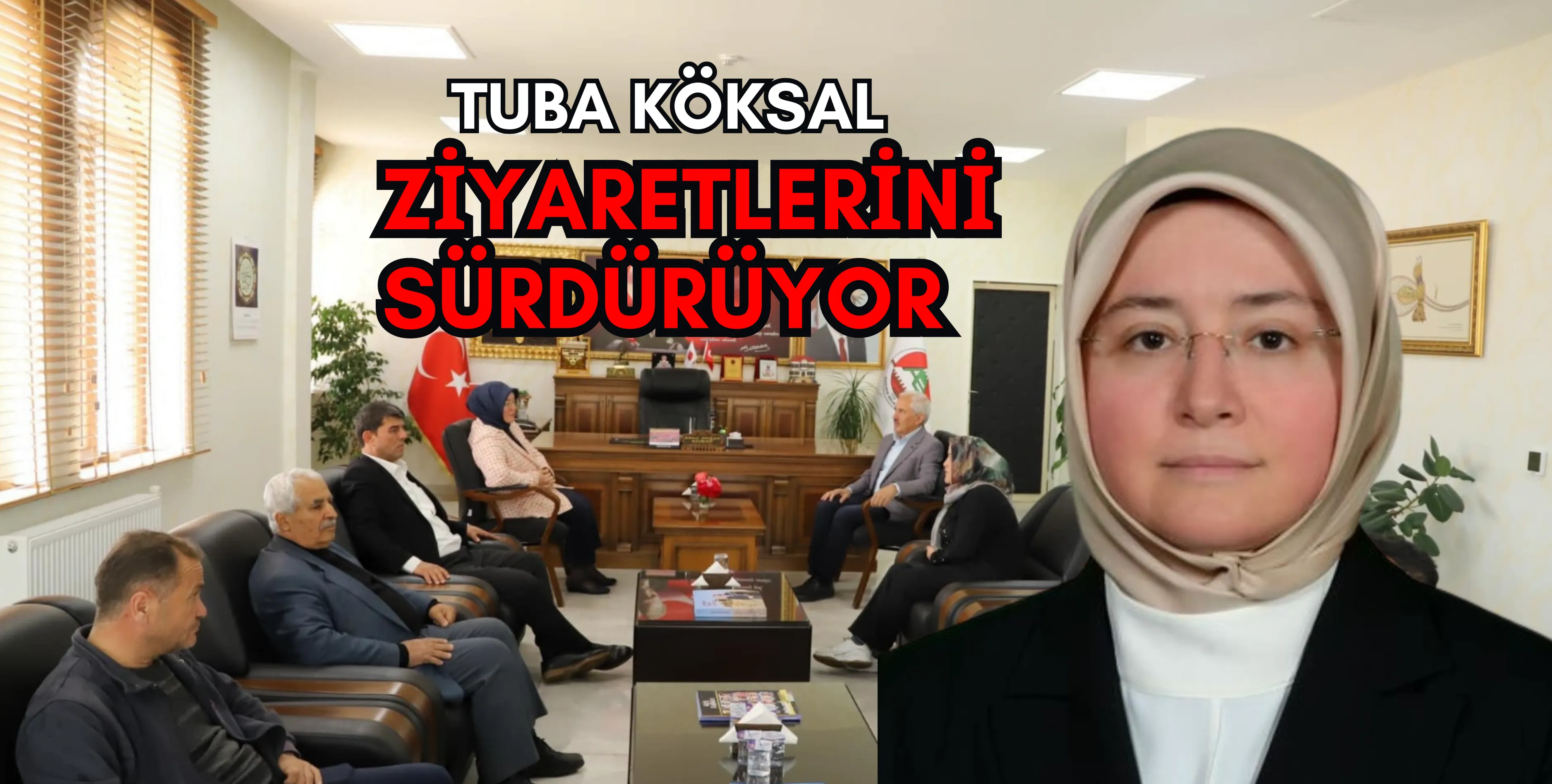 &nbsp;&nbsp;&nbsp;&nbsp; Andırın Belediye Başkanı Ahmet Doğan’ı makamında ziyaret eden Milletvekili