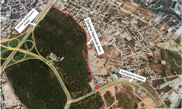 ANTALYA BÜYÜKŞEHİR BELEDİYESİ’NİN ASFALT YENİLEME ÇALIŞMASI ÇERÇEVESİNDE AKSU İLÇESİ LARA