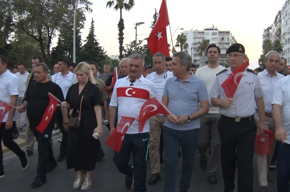 ANTALYA’DA, 15 TEMMUZ DEMOKRASİ VE MİLLİ BİRLİK GÜNÜ DOLAYISIYLA `MİLLİ