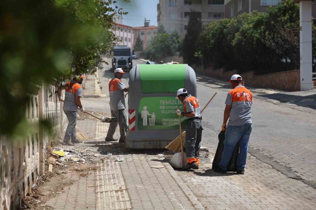 Onikişubat’ta temizlik çalışmaları