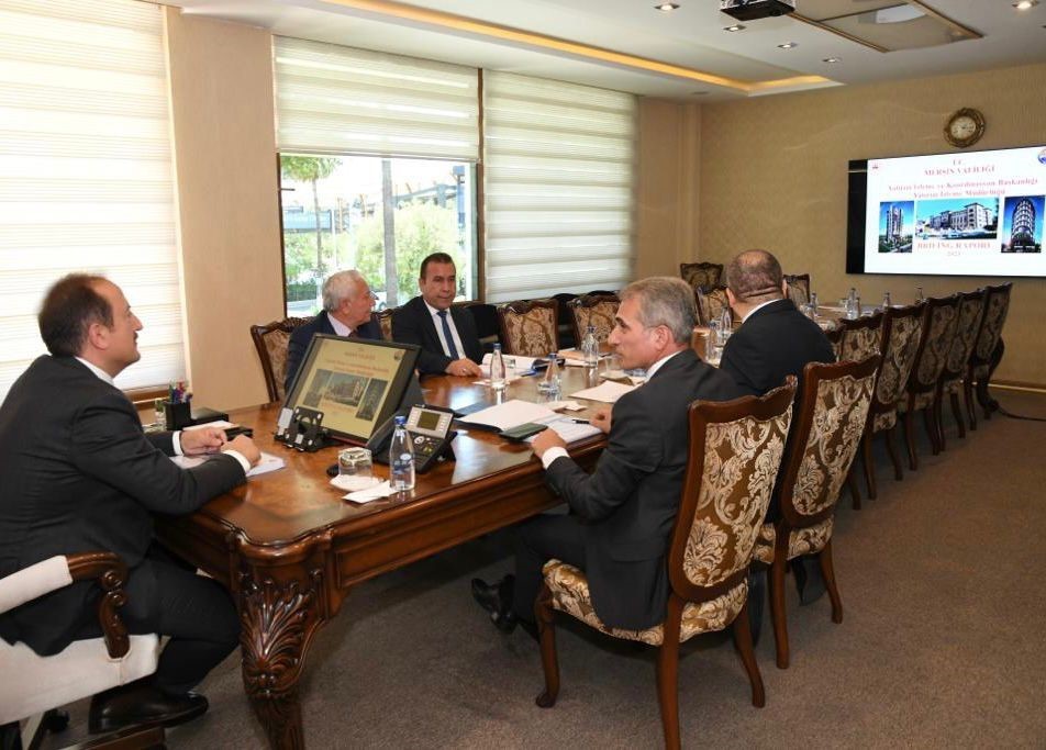 MERSİN VALİSİ ALİ HAMZA PEHLİVAN BAŞKANLIĞINDA, MERSİN VALİLİĞİ YATIRIM İZLEME