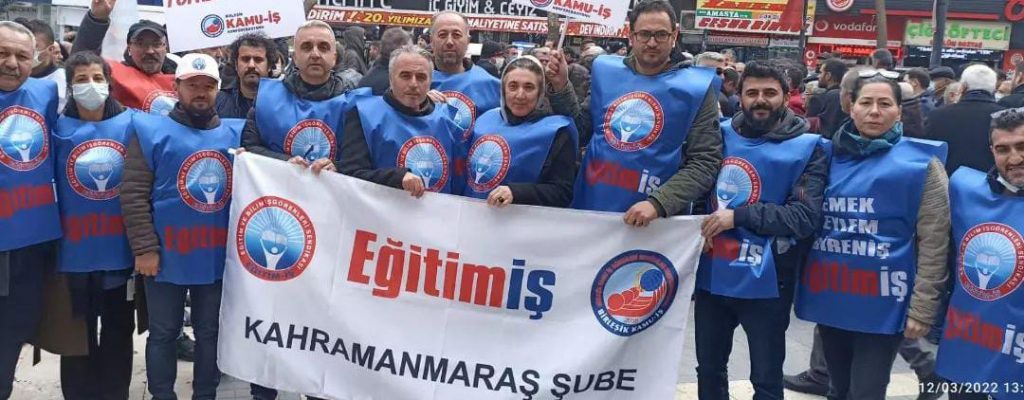 Kahramanmaraş Birleşik Kamu İş İl Başkanı ve Kahramanmaraş Eğitim İş