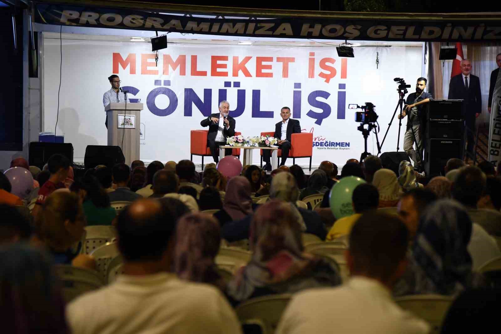 ISPARTA BELEDİYE BAŞKANI ŞÜKRÜ BAŞDEĞİRMEN, GELECEĞİN ŞEHRİ ISPARTA’YI İNŞA ETMEYE