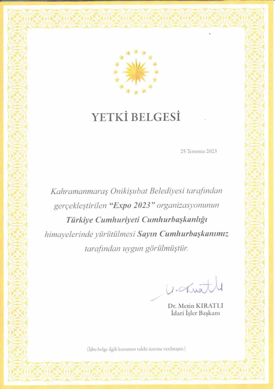 ONİKİŞUBAT BELEDİYESİ EV SAHİPLİĞİNDE 29 ÜLKENİN KATILIMIYLA KAHRAMANMARAŞ’TA DÜZENLENECEK OLAN