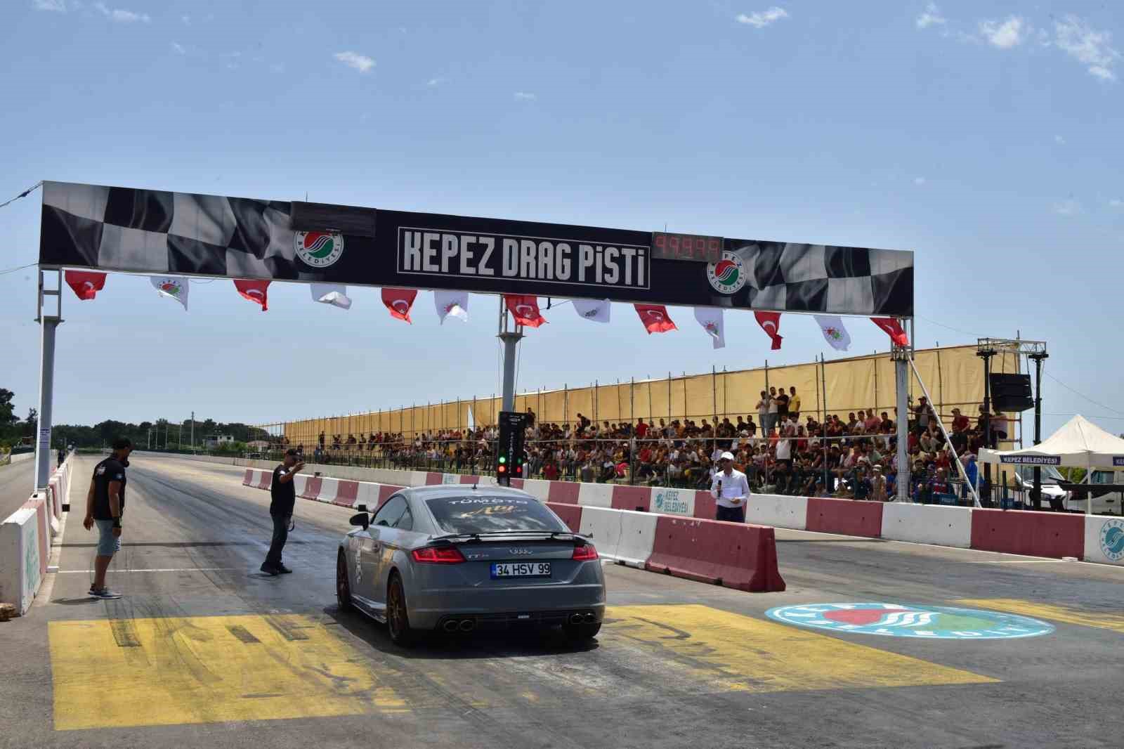 KEPEZ BELEDİYESİ’NİN HIZ TUTKUNLARININ HİZMETİNE KAZANDIRDIĞI DRAG PİSTİ, KEPEZ OTOMOBİL