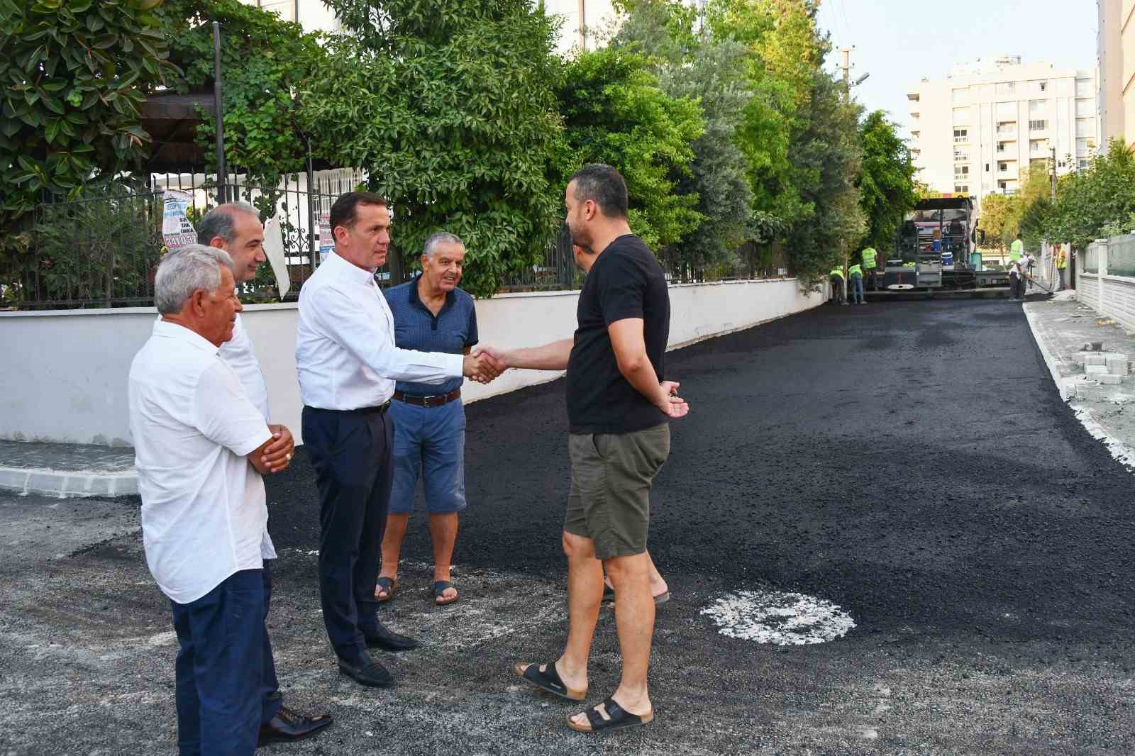 MERSİN'İN MERKEZ İLÇE YENİŞEHİR BELEDİYE BAŞKANI ABDULLAH ÖZYİĞİT, HÜRRİYET MAHALLESİ’NDEKİ