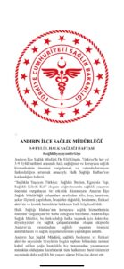 ANDIRIN İLÇE SAĞLIK MÜDÜRLÜĞÜ "NDEN HALK SAĞLIĞI HAFTASI ETKİNLİKLERİ