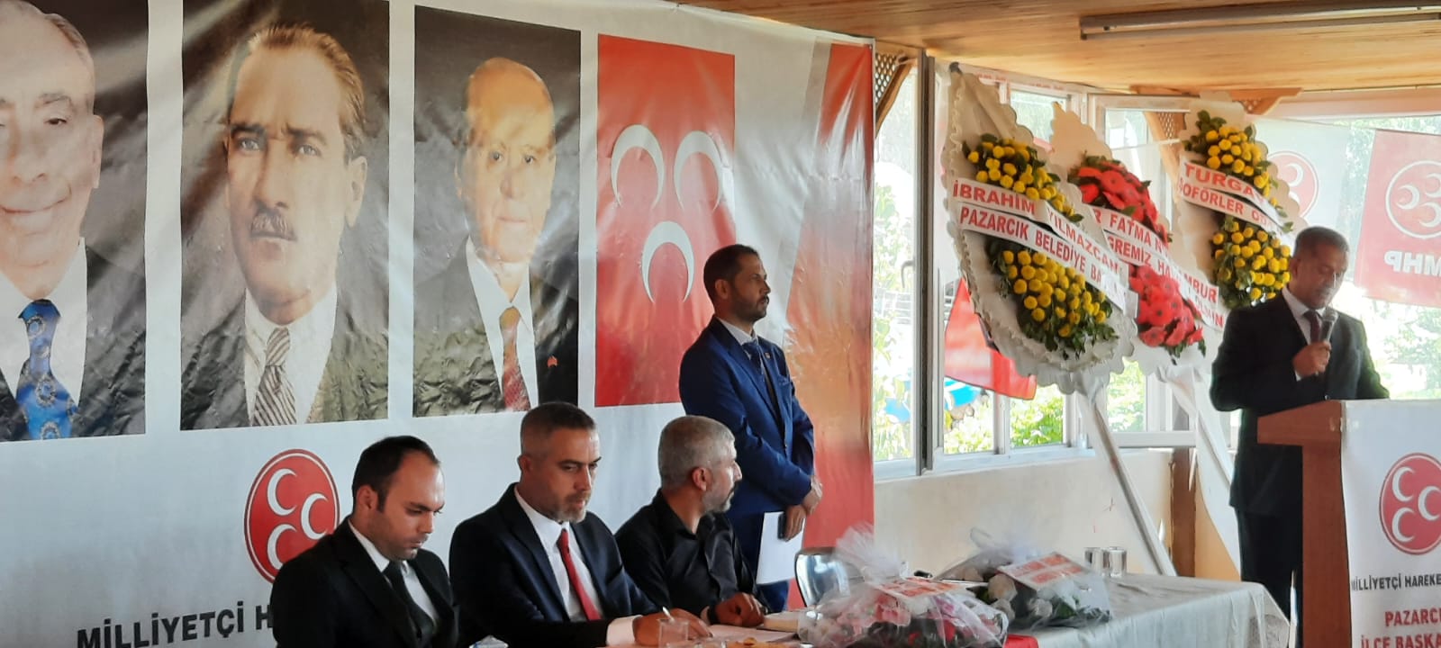 Milliyetçi Hareket Partisi Pazarcık İlçe Teşkilatı’nın 14. olağan kongresinde başkanlığa
