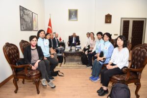 Vali Ünlüer, Türk-Japon Vakfı Kültür Merkezi Yönetim Kurulu Üyelerini Misafir Etti