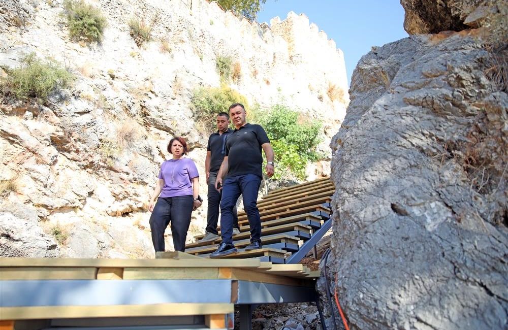 ALANYA BELEDİYE BAŞKANI ADEM MURAT YÜCEL, ALANYA KALESİ’Nİ YAYALAŞTIRMA PROJESİ