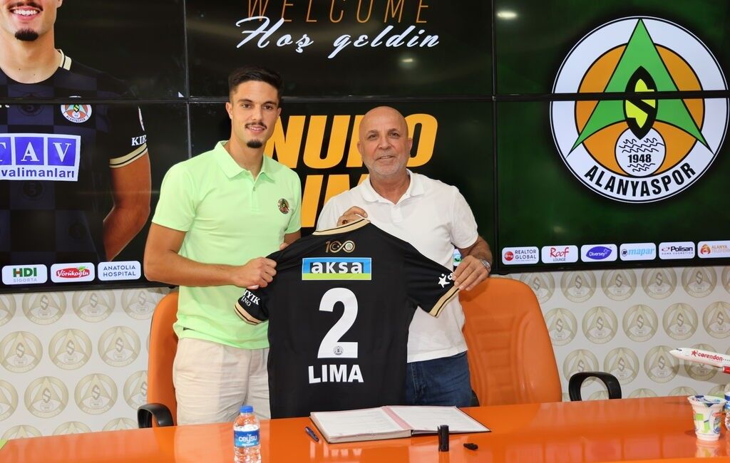 CORENDON ALANYASPOR,  YENİ TRANSFERİ NUNO LİMA İLE 4 YILLIK