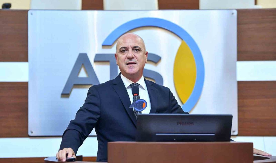 ATSO BAŞKANI ALİ BAHAR, “ÜLKEMİZİN SANAYİSİZ BÜYÜYEMEYECEĞİNİ, BÖYLE BİR BÜYÜMENİN