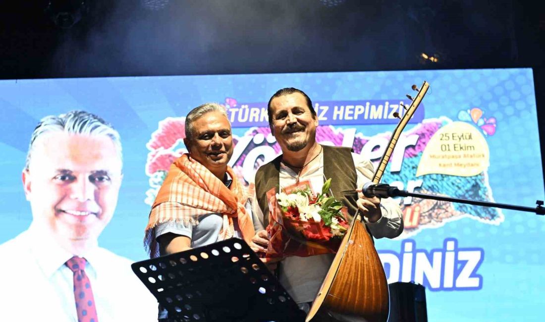 ANTALYA’DA MURATPAŞA BELEDİYE BAŞKANI ÜMİT UYSAL, 7. YÖRELER RENKLER FESTİVALİ’NİN