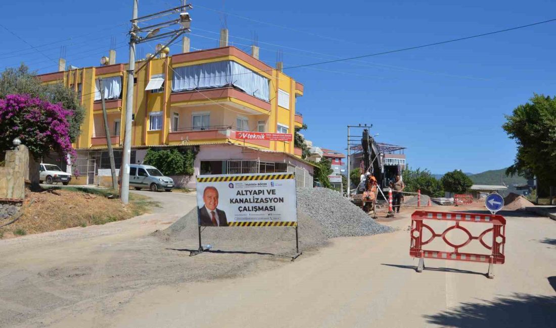 ANTALYA BÜYÜKŞEHİR BELEDİYESİ ASAT GENEL MÜDÜRLÜĞÜ ALANYA’NIN DEMİRTAŞ MAHALLESİ’NDE KANALİZASYON