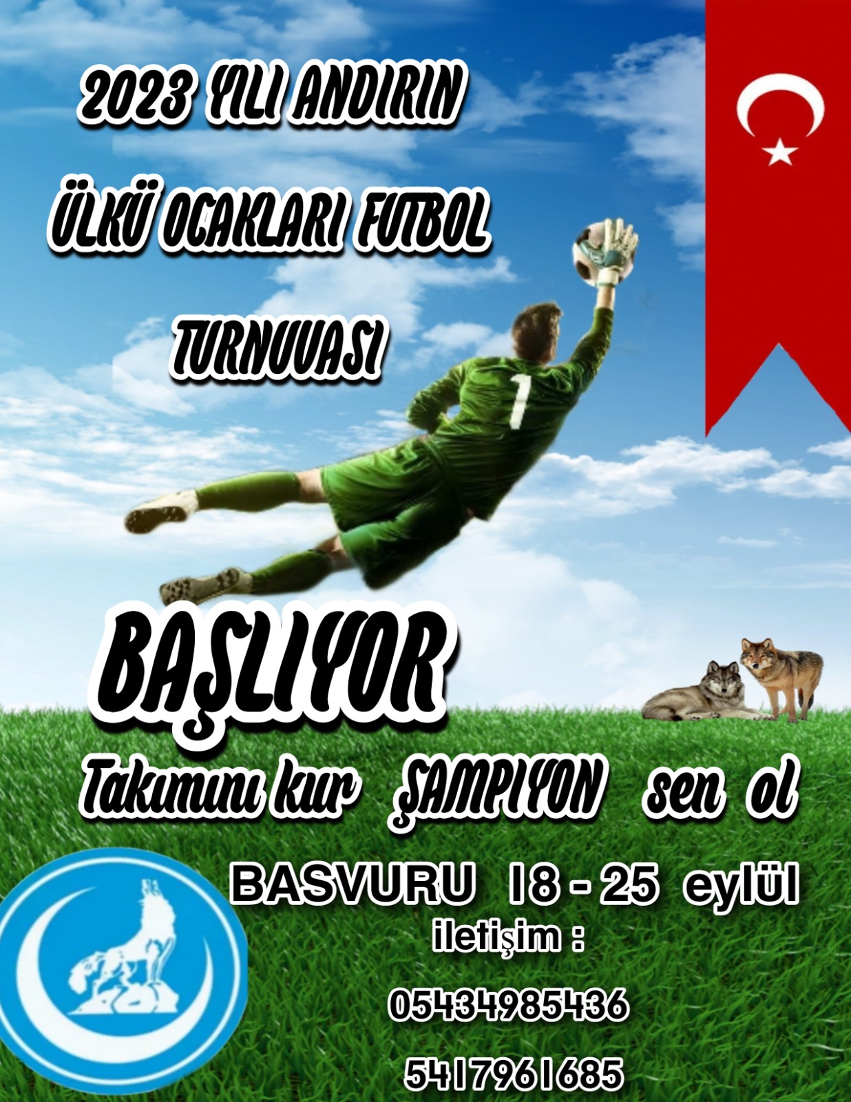 Kahramanmaraş’ın Andırın İlçesinde Ülkü Ocakları Futbol Turnuvası düzenliyor. Andırın Ülkü