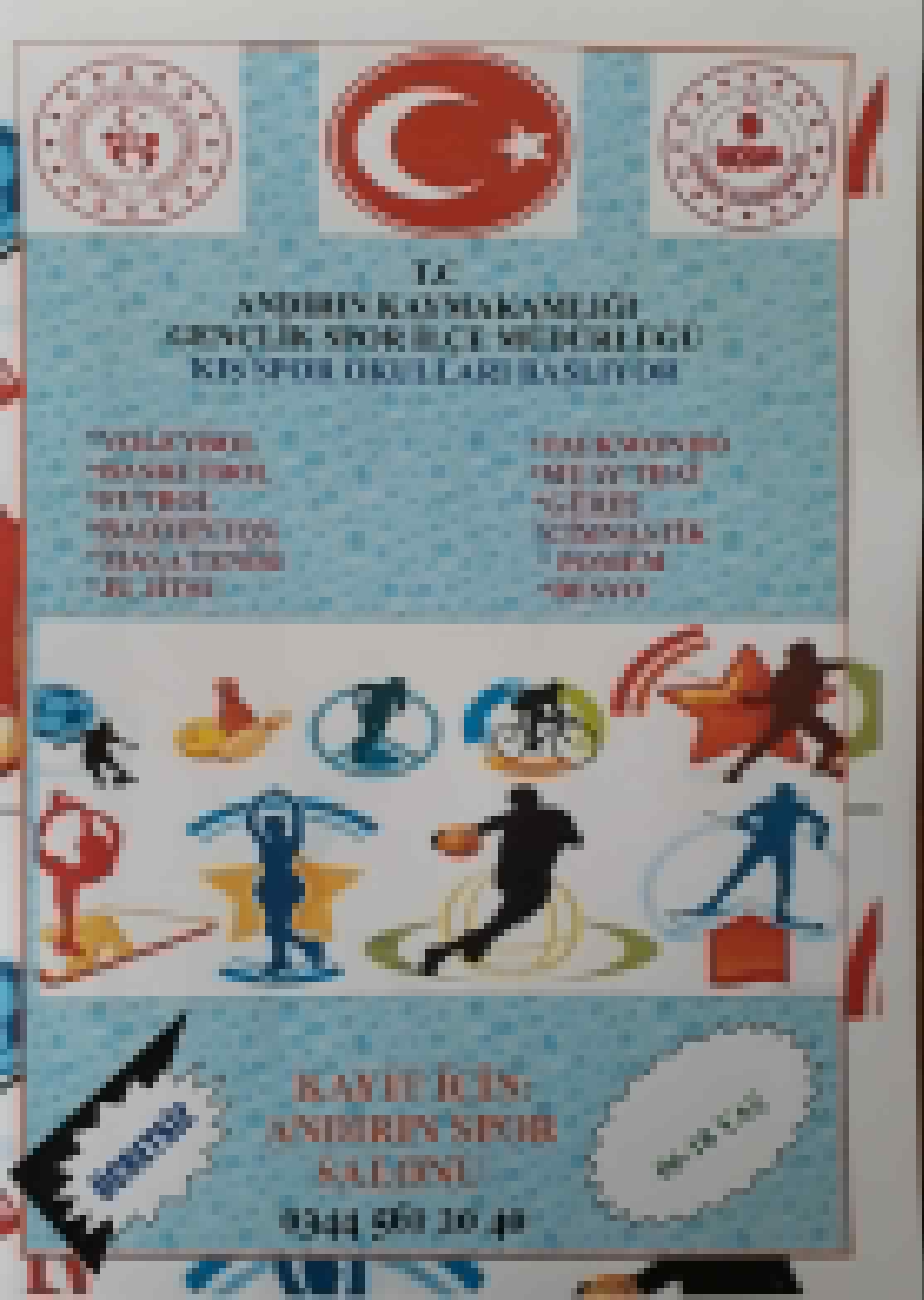 Andırın Kaymakamlığı, Gençlik Spor İlçe Müdürlüğü tarafından Kış Spor Okulları