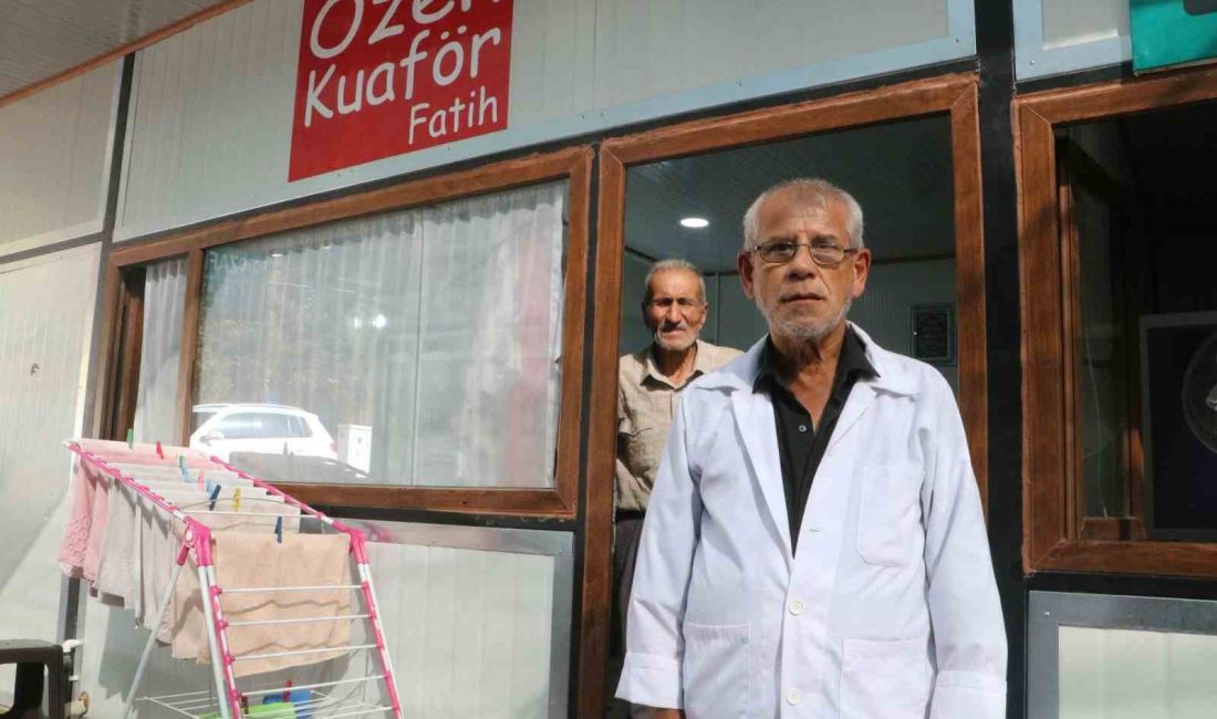 DEPREMİN VURDUĞU HATAY’IN HASSA İLÇESİNDE BELEDİYE TARAFINDAN İNŞA EDİLEN VE