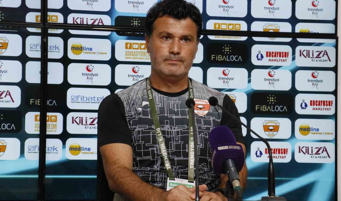 ADANASPOR YARDIMCI ANTRENÖRÜ FATİH KAVLAK, ERZURUMSPOR FK MAÇININ ARDINDAN YAPTIĞI
