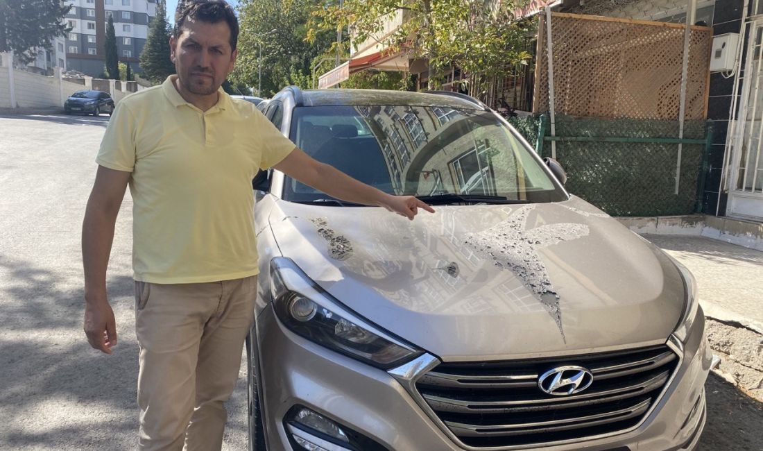 KAHRAMANMARAŞ’TA GÖREV YAPAN GAZETECİNİN OTOMOBİLİNE ASİTLİ SALDIRI DÜZENLENDİ.