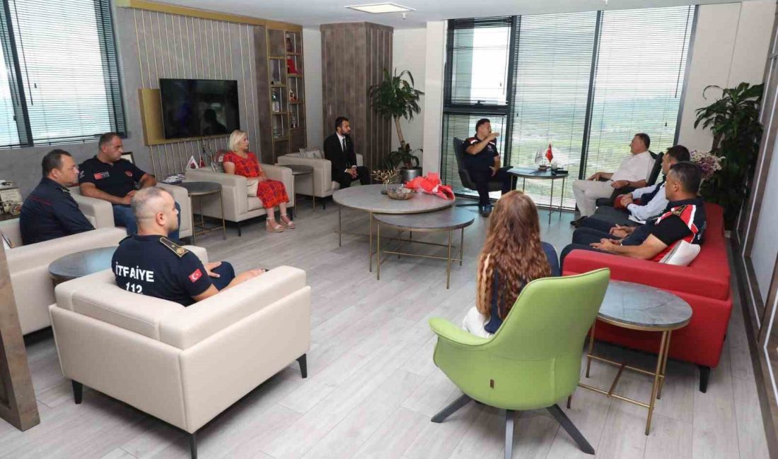 HATAY BÜYÜKŞEHİR BELEDİYESİ İTFAİYE DAİRE BAŞKANI ÖZER GÖVCE VE İTFAİYE