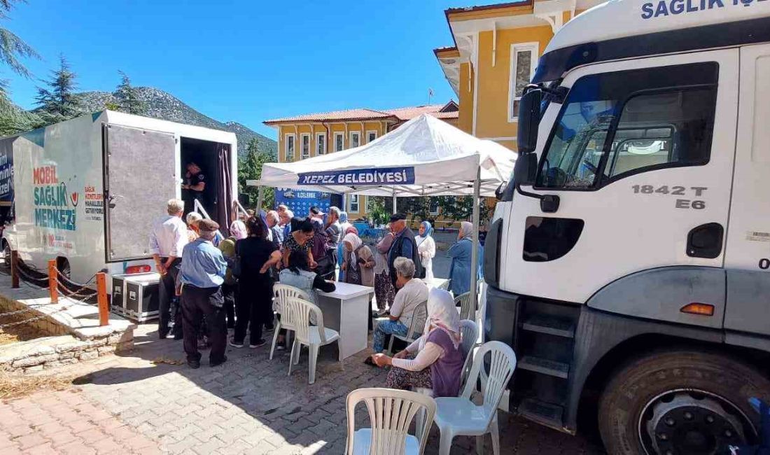 KEPEZ BELEDİYESİ’NİN GEZİCİ KANSER VE GÖZ TARAMA HİZMETİ VEREN MOBİL