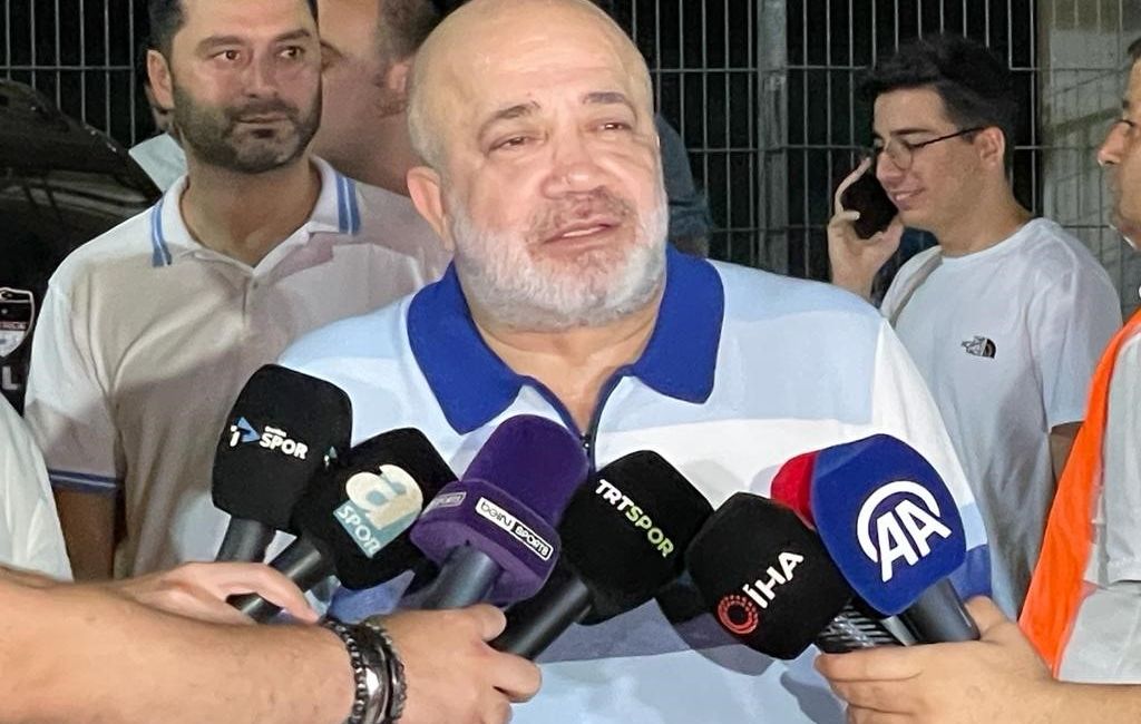 Y. ADANA DEMİRSPOR BAŞKANI MURAT SANCAK, BEŞİKTAŞ MAÇININ ARDINDAN YAPTIĞI
