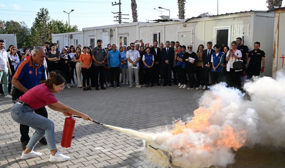 OSMANİYE’DE GENÇLERE AFET EĞİTİMİ VERİLDİ