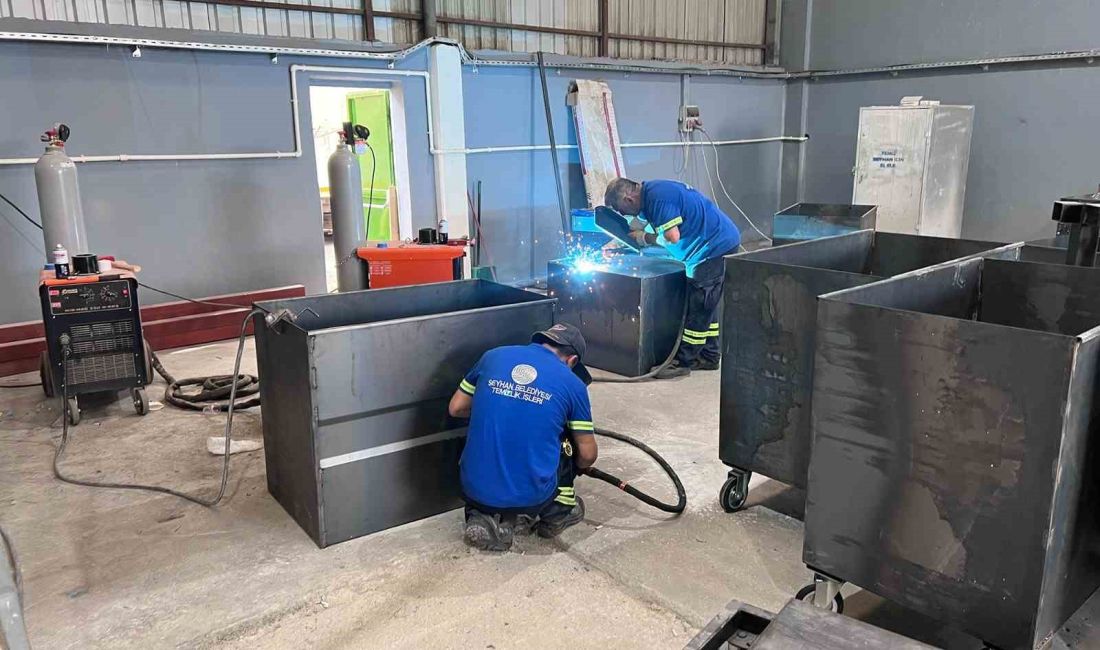 SEYHAN BELEDİYESİ KENDİ ÇÖP KONTEYNIRLARINI ÜRETECEK