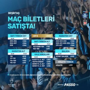 Y. ADANA DEMİRSPOR, ERTELENEN BEŞİKTAŞ MAÇININ BİLETLERİ SATIŞA SUNULDU.