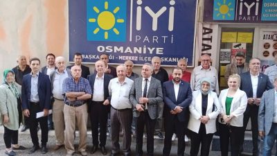 İYİ Parti Osmaniye İl Başkanlığı’nca tutuklanan gazeteciler için basın açıklaması