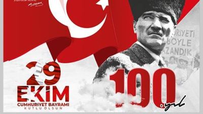 Tüm Türkiye’de olduğu gibi İlçemizde de cumhuriyetin 100. yıl kutlamaları