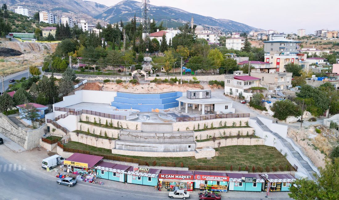 Dulkadiroğlu Belediyesi tarafından Beyazıtlı Mahallesinde başlatılan Şelale Park projesinde sona