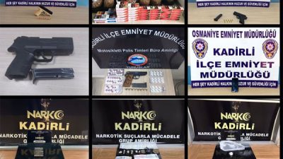Kadirli İlçe Emniyet Müdürlüğü'nün başarılı çalışmaları devam ediyor