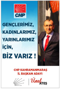CHP Kahramanmaraş İl Kongresi yarın