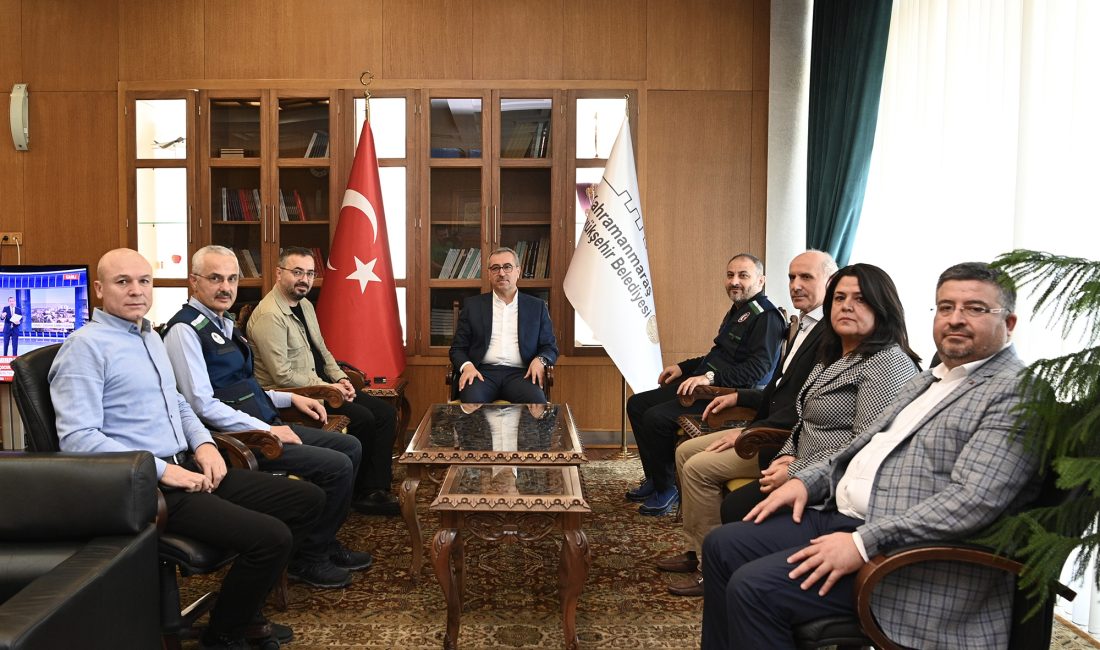 Kahramanmaraş Büyükşehir Belediye Başkanı Hayrettin Güngör, İlbank Genel Müdürü Recep