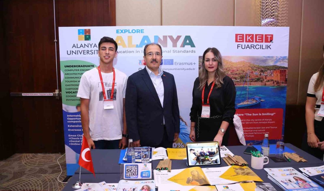 ALANYA ÜNİVERSİTESİ, AZERBAYCAN’IN BAŞKENTİ BAKÜ’DE GERÇEKLEŞTİRİLEN TÜRK ÜNİVERSİTELERİ EĞİTİM FUARI’NA