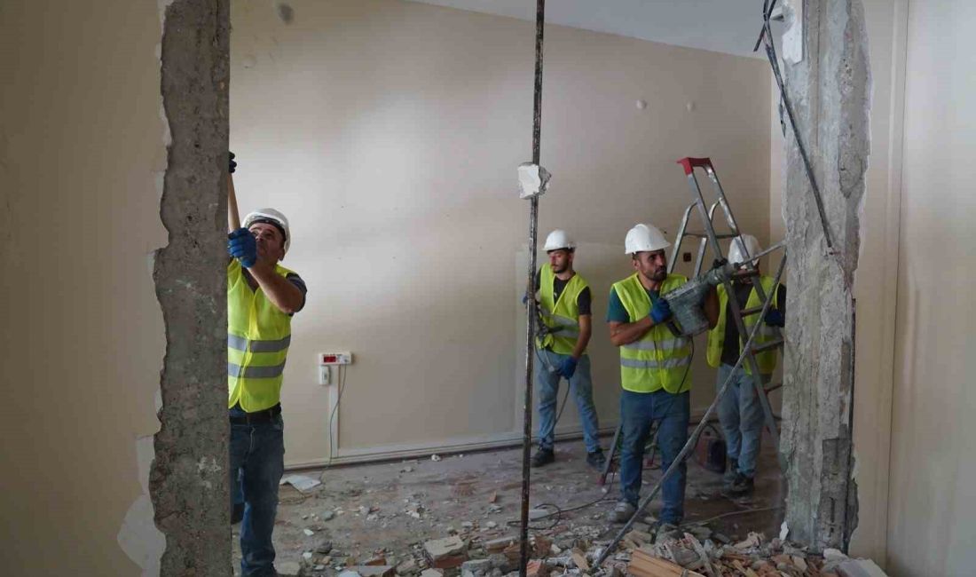 BALCALI HASTANESİ’NDE GÜÇLENDİRME ÇALIŞMALARI BAŞLADI.