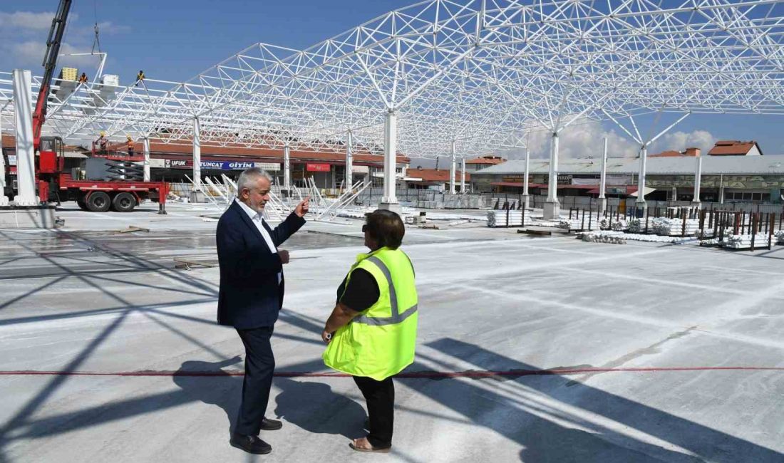 DAVRAZ KAPALI PAZARYERİNİN 2 AY İÇERİSİNDE TAMAMLANMASI HEDEFLENİYOR