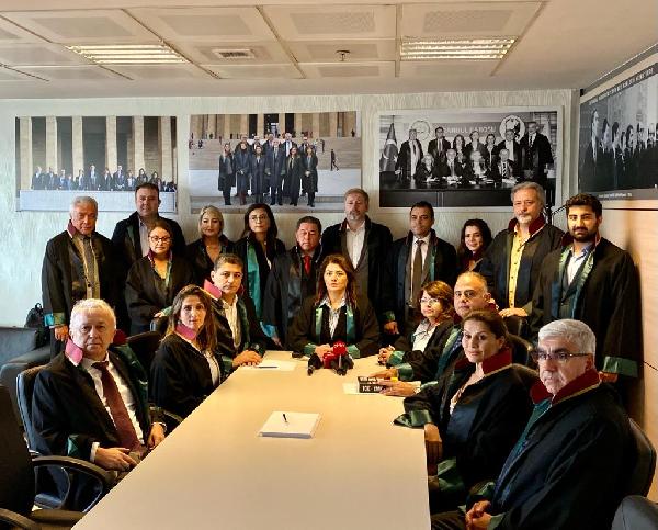 Mikail BIYIKLI/İSTANBUL,(DHA)-İSTANBUL Barosu Başkanı Avukat Filiz Saraç, Hatay Milletvekili Can