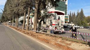 KAHRAMANMARAŞ BÜYÜKŞEHİR BELEDİYESİ, YIKIM ÇALIŞMALARININ TAMAMLANDIĞI TRABZON VE HÜKÜMET CADDELERİ