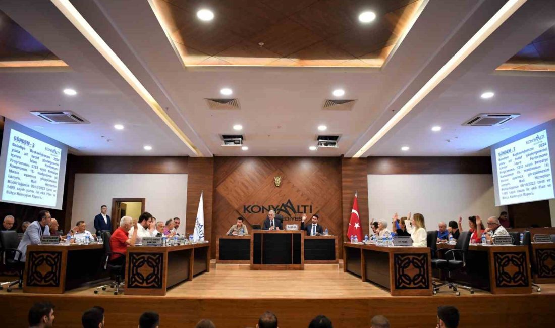 KONYAALTI BELEDİYESİ’NİN 2024 YILI BÜTÇESİ 2 MİLYAR 100 MİLYON TL