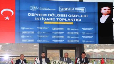 ORGANİZE SANAYİ BÖLGELERİ ÜST KURULUŞU (OSBÜK) TARAFINDAN DEPREMDEN EN ÇOK