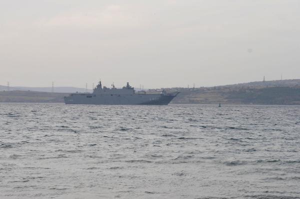 TCG ANADOLU 1915 ÇANAKKALE KÖPRÜSÜ ALTINDAN GEÇTİ İstanbul Sarayburnu’nda Cumhuriyet’in