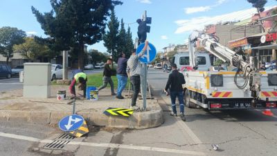 Büyükşehir Belediyesi; bulvar, cadde, sokak, kavşak ve grup yollarında trafik