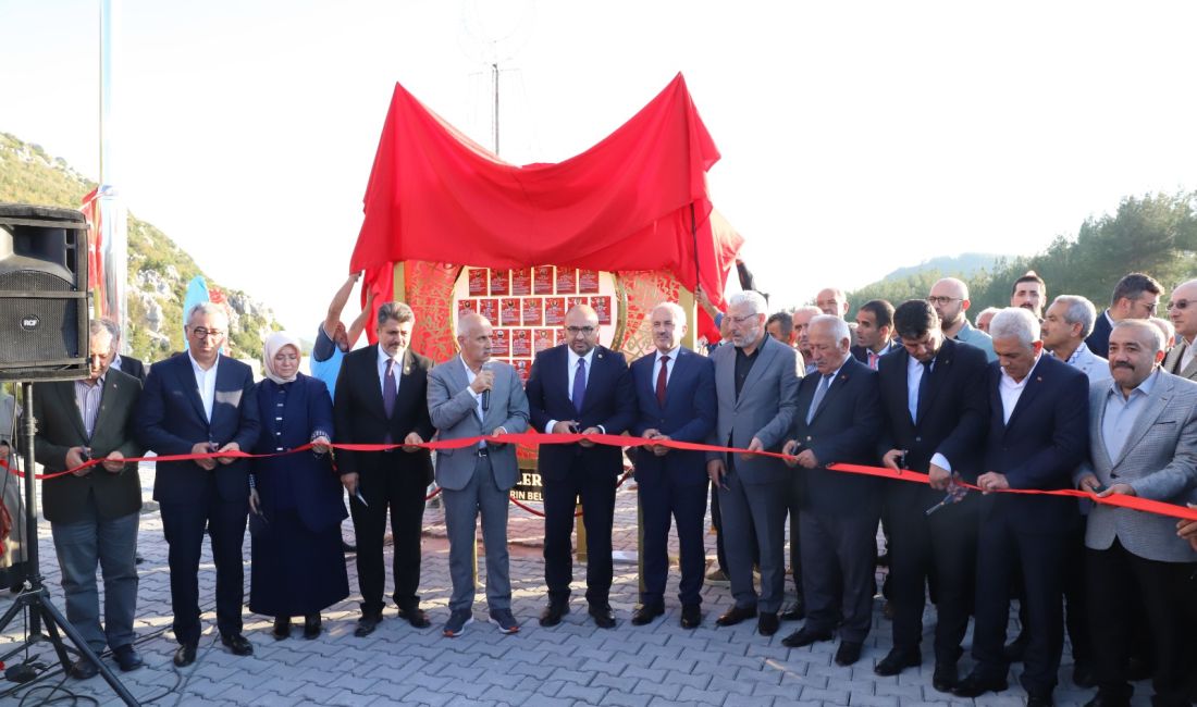 Andırın İlçesi girişinde yapımını tamamlanan, ilçenin sembol mekanlarından birisi olacak 