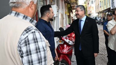 Osmaniye Valisi yılmaz Esnaflarımızın ve vatandaşlarımızın hatırlarını sorarak bir süre
