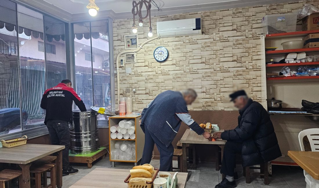 Kadirli Belediyesi  Çorba Evinde hafta içi sabah 06:00 ile 09:00