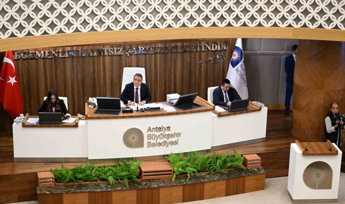 ANTALYA BÜYÜKŞEHİR BELEDİYESİ’NİN 16 MİLYAR LİRA OLARAK BELİRLENEN 2024 YILI