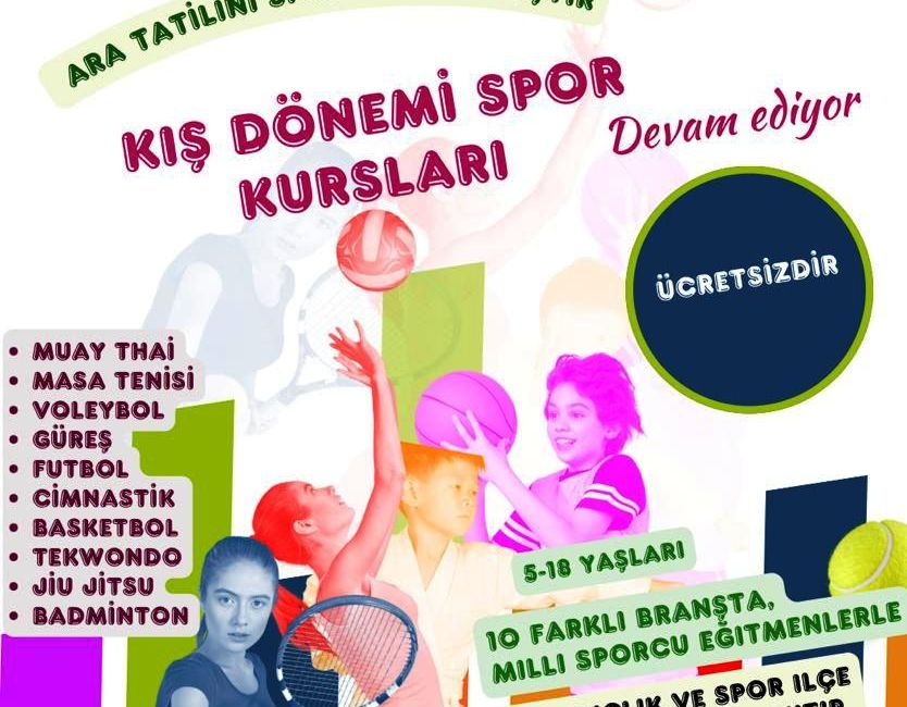 Andırın Kaymakamlığı Gençlik Spor İlçe Müdürlüğü öncülüğünde gençlere yönelik hizmetleri